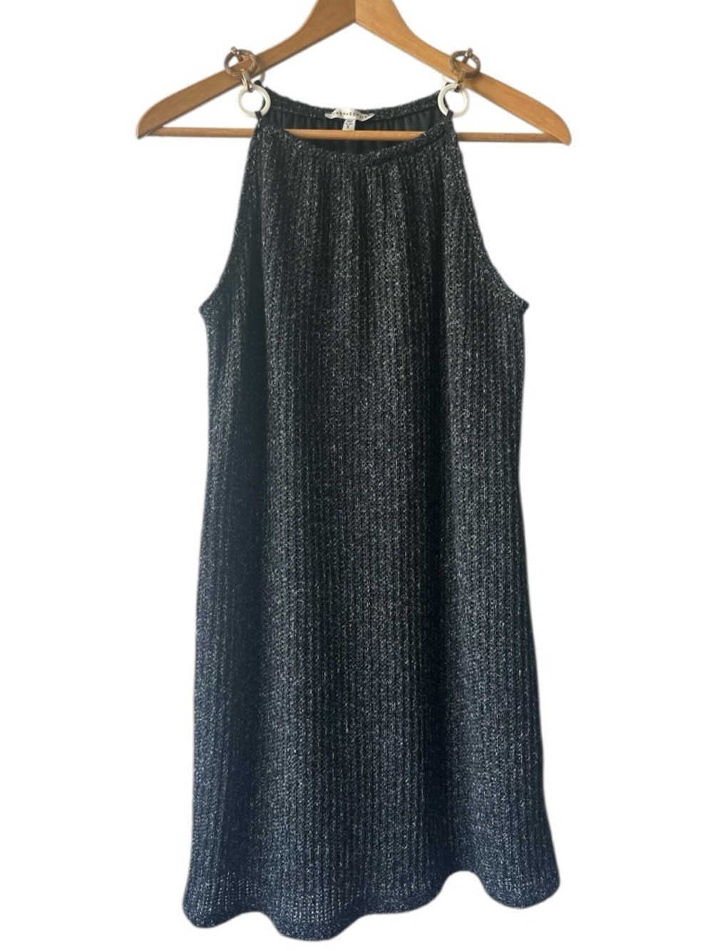 Tash + Sophie Charcoal Gray Knit Dress NWT Small